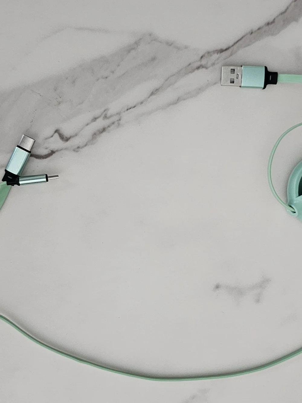 Mint Green Multi-Connector Charging Cable